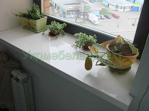 Подоконники искусственный камень Тристоун - Укрмебельпроект